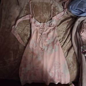 Princess Polly Pink Floral Mini Dress